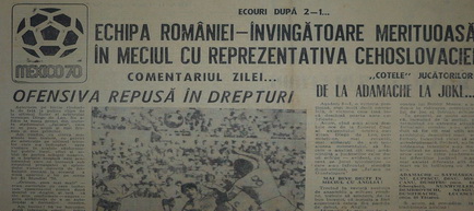 Remember Romania - Cehoslovacia 1970